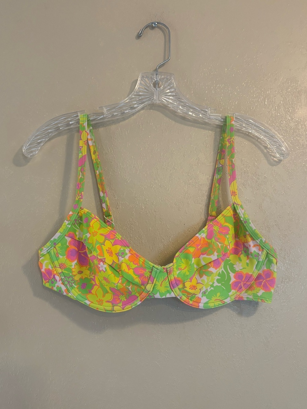 NWT Kulani Kinis Wildest Dreams Underwire Bikini Top sz XL